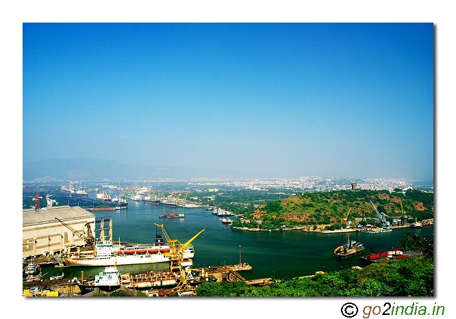 Visakhapatnam Dolphin Hill view