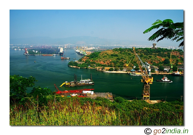 Visakhapatnam Dolphin Hill view
