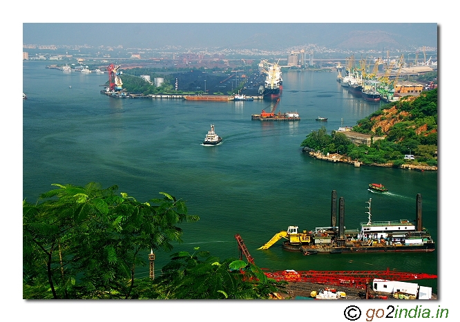 Visakhapatnam Dolphin Hill view