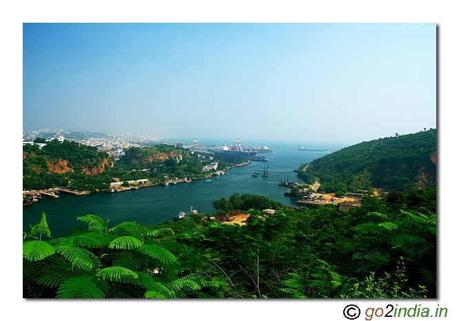 Visakhapatnam Dolphin Hill view