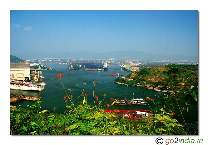 Visakhapatnam Dolphin Hill view
