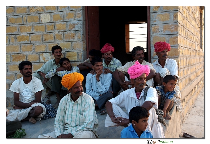 Group of villagers near our camp