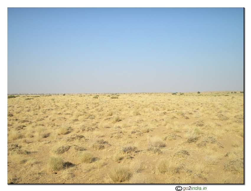 Desert during trekking 