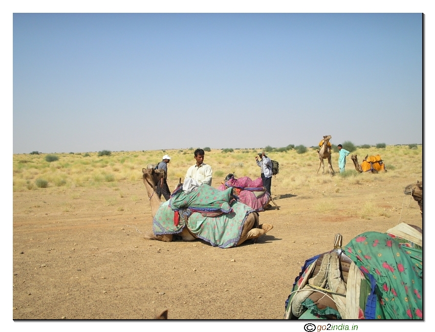Going by camel is not a easy job