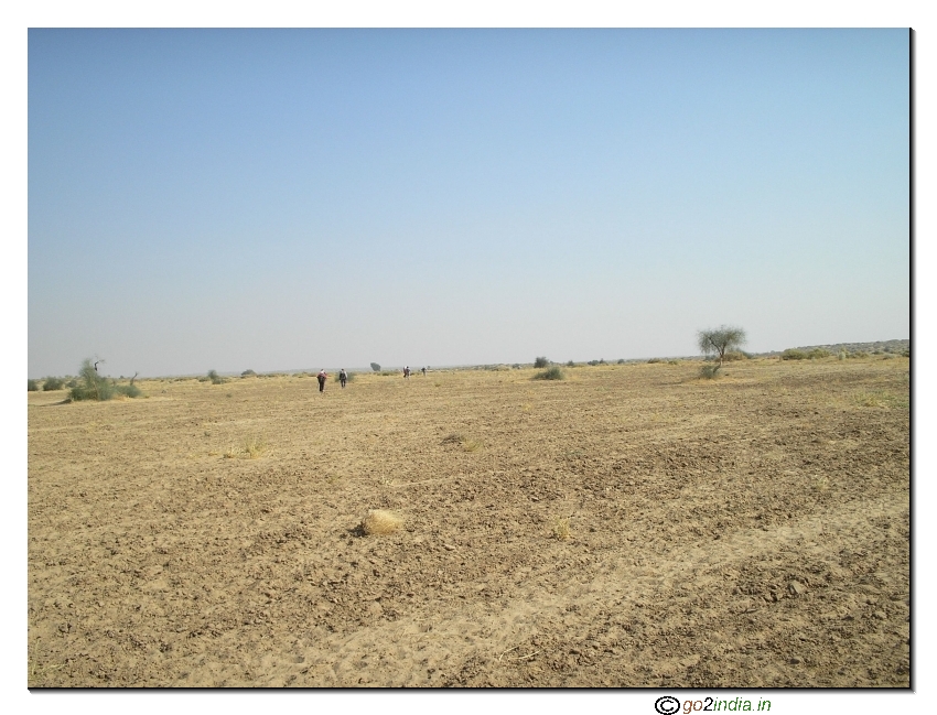 Flat road in desert 