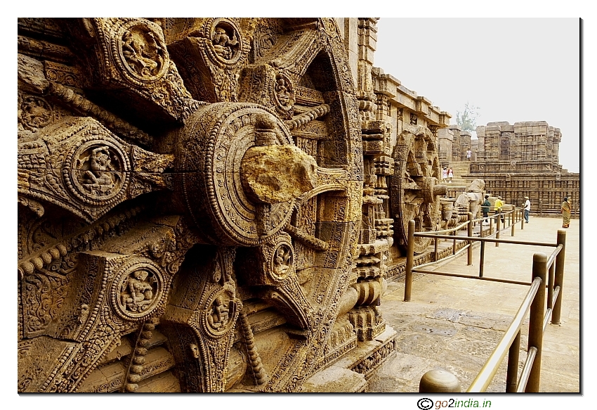 Konark sun temple wheels 