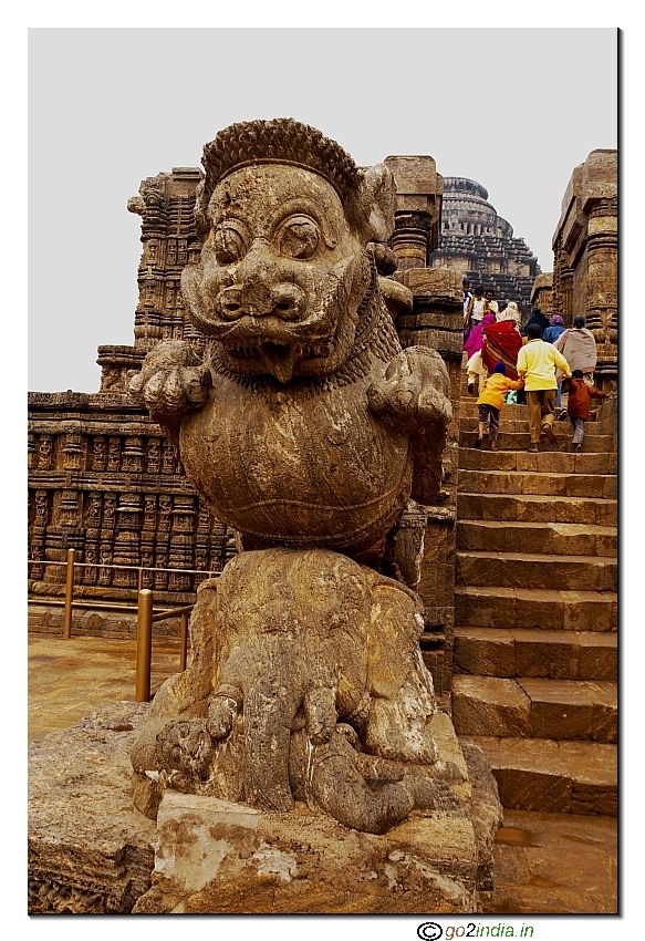 Tourist at Konark
