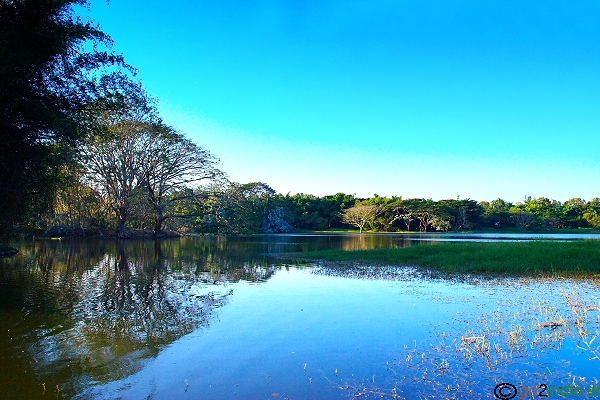Karanji kere lake view during afternoon, winter season