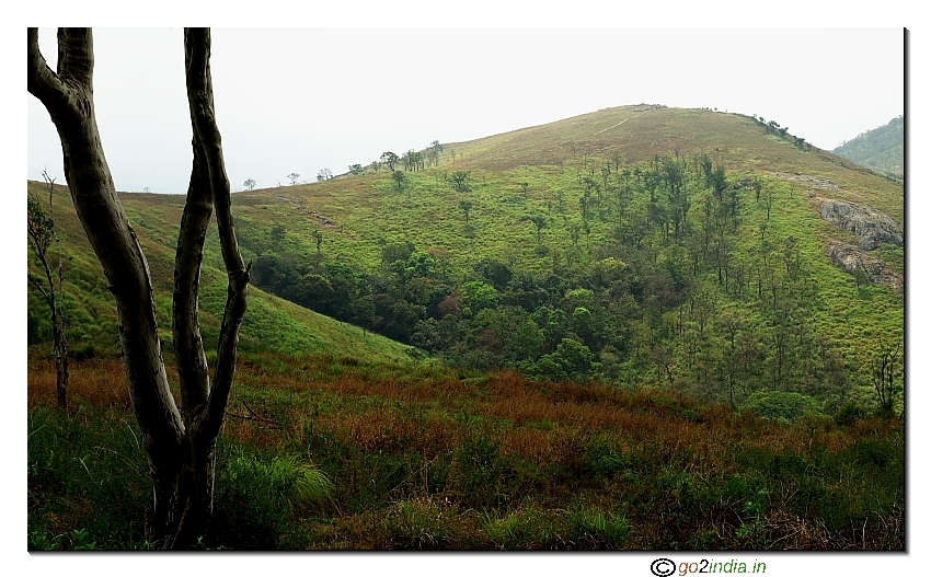 Hill view from Gopalaswamy temple at the far end