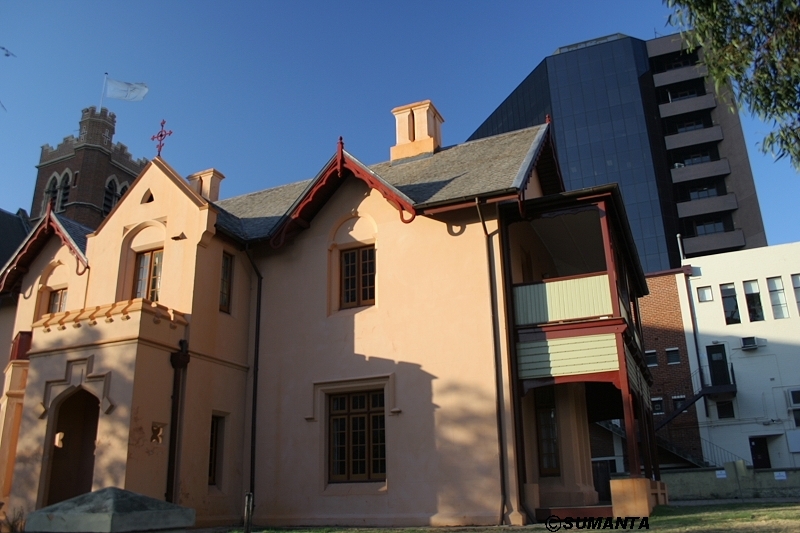 Perth architecture mingled with nature
