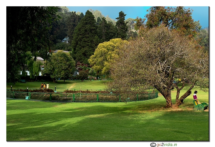 Ooty picnic spot botanical garden view