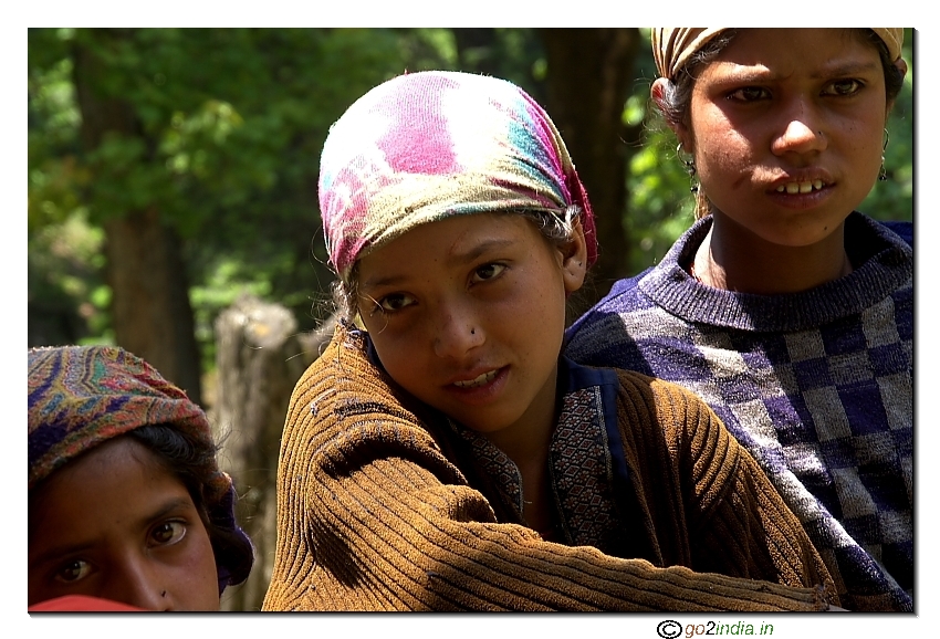 Girls at Garhwal