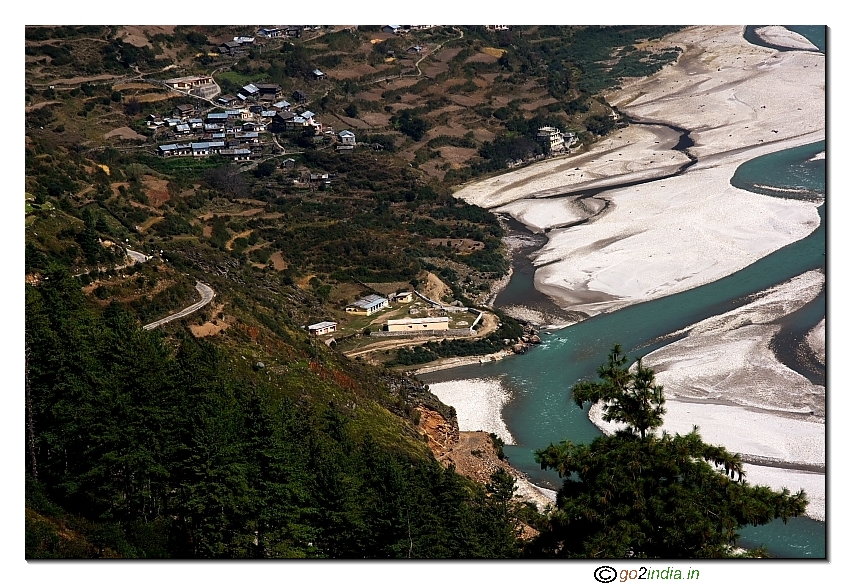 Bhagirathi river near Gangotri