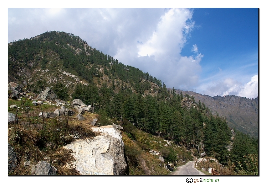 Towards Gangotri from Uttarkashi