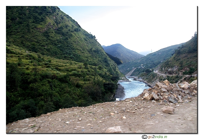 On the way to Gangotri