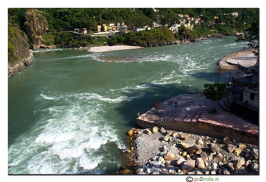 Karanprayag confluence of two rivers Alaknanda and Pindar