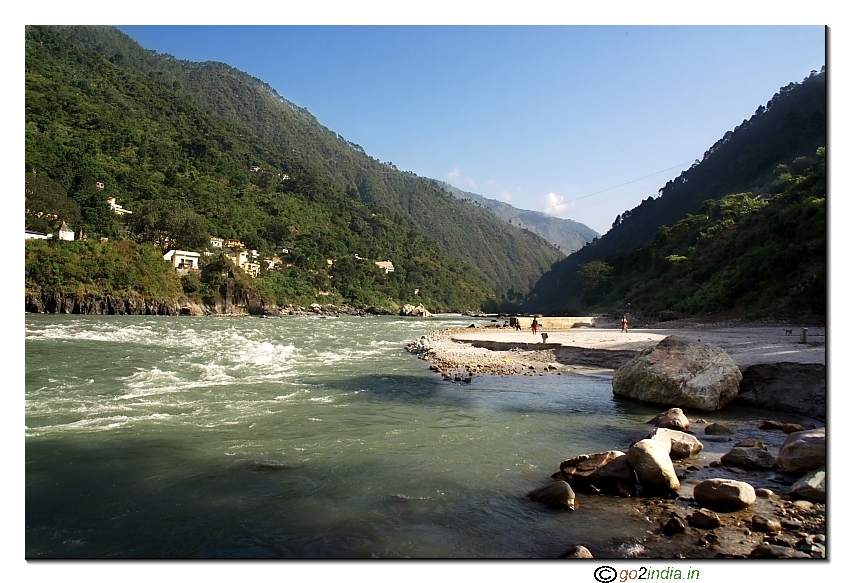 Pindar river before the confluence at Karanprayag with Alaknanda