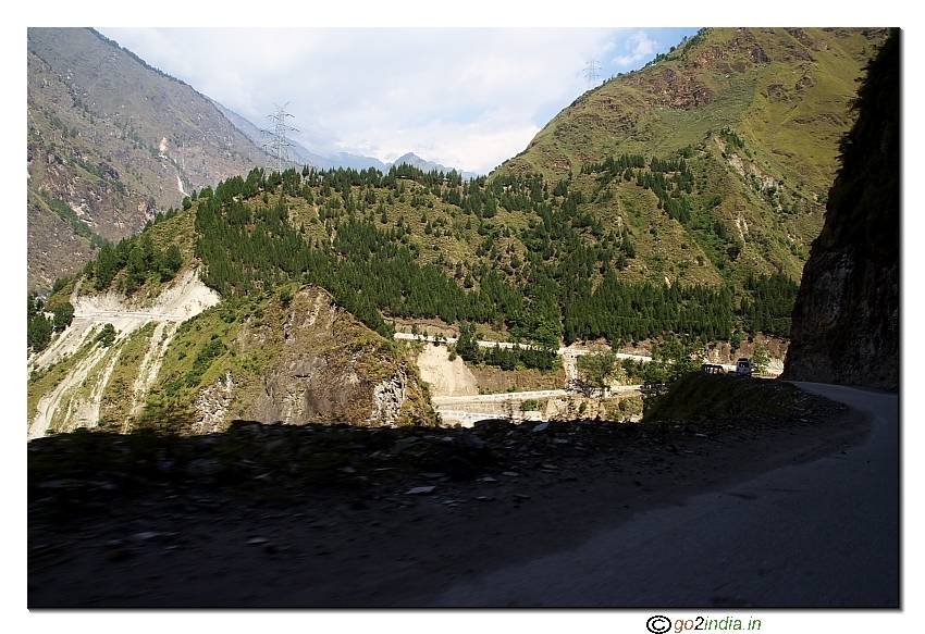 Road near Joshimath 