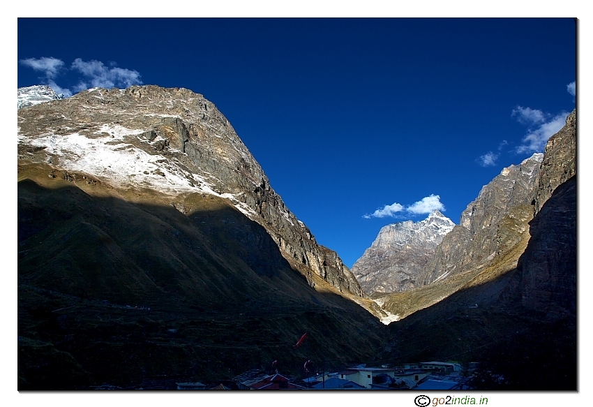 Hills behind Manna village near Badrinath Dham