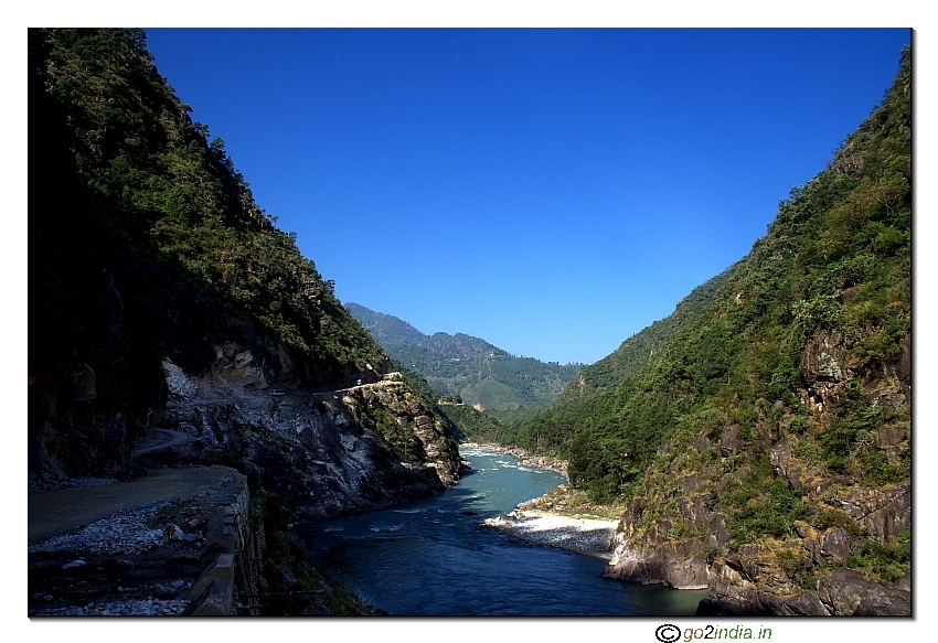 Bhagirathi river from Gangotri