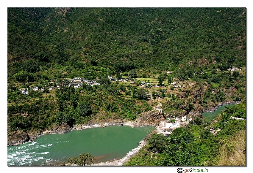 A bridge over tiver Alaknanda