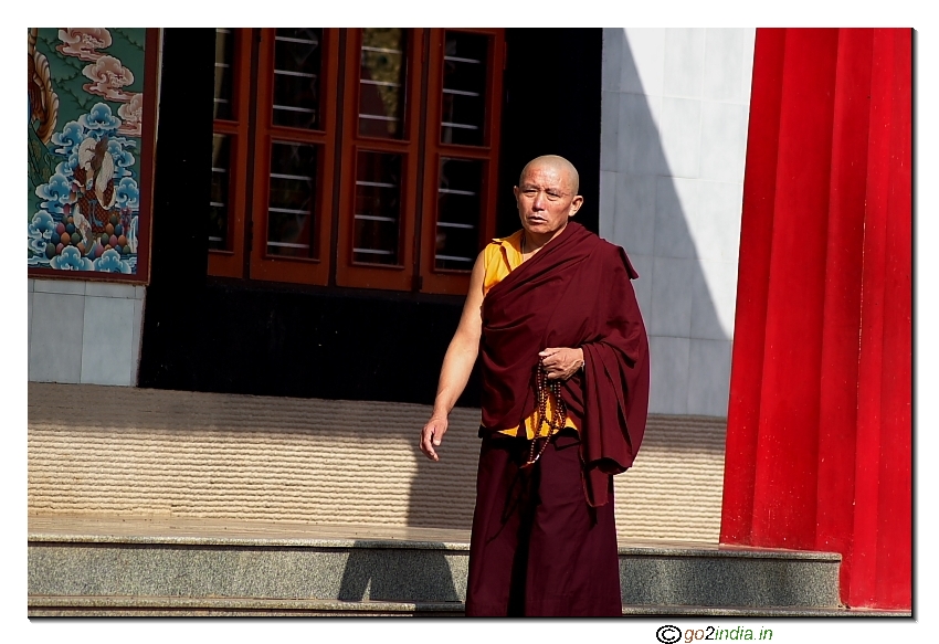 A Monk at Bylakuppe 
