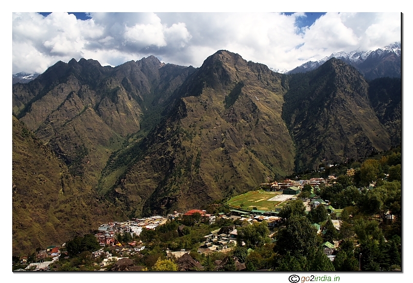 Joshimath while coming down by cable car