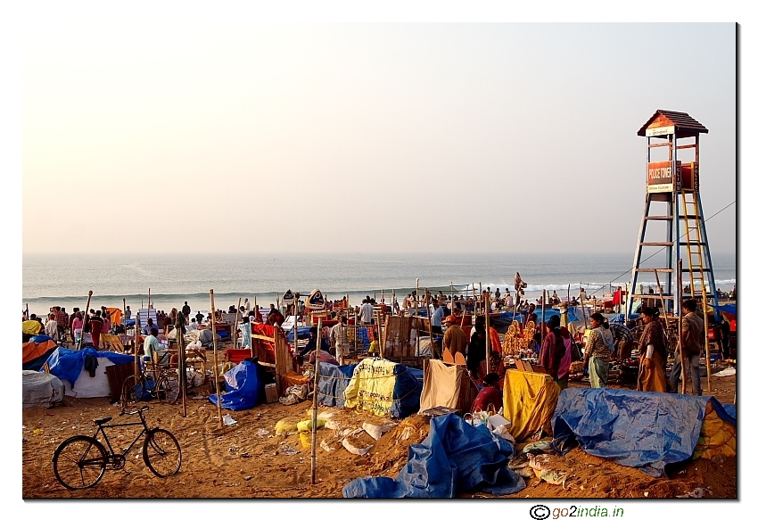 View at Puri beach