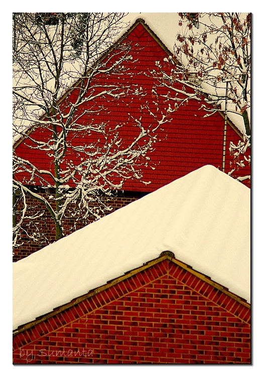 London snow fall