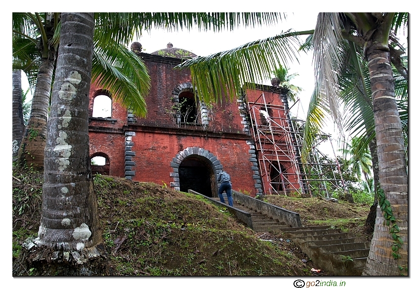 Women Jail on a small hill at Viper Island