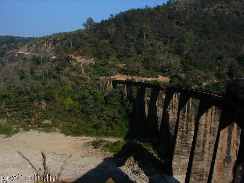 Train bridge Kangra train