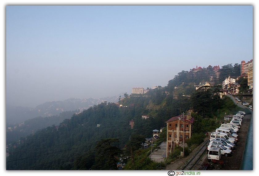 Morning time near Railway station