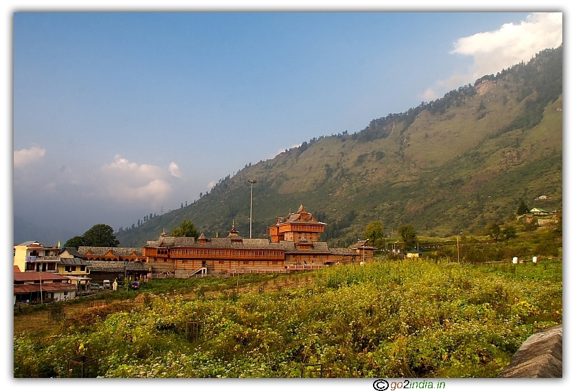 Bhimkali temple at Sarahan from a distance