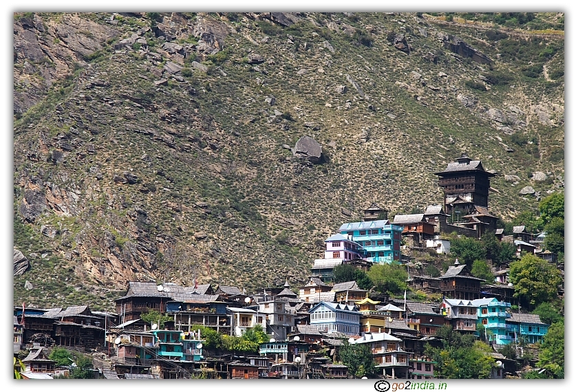 Old houses at Sangla in Kinnaur district 