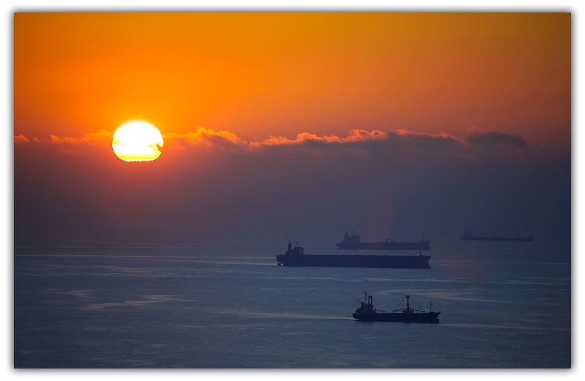 Sunrise at Yarada beach