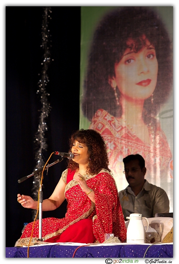 Pop and Ghazal singer Penaz Masani