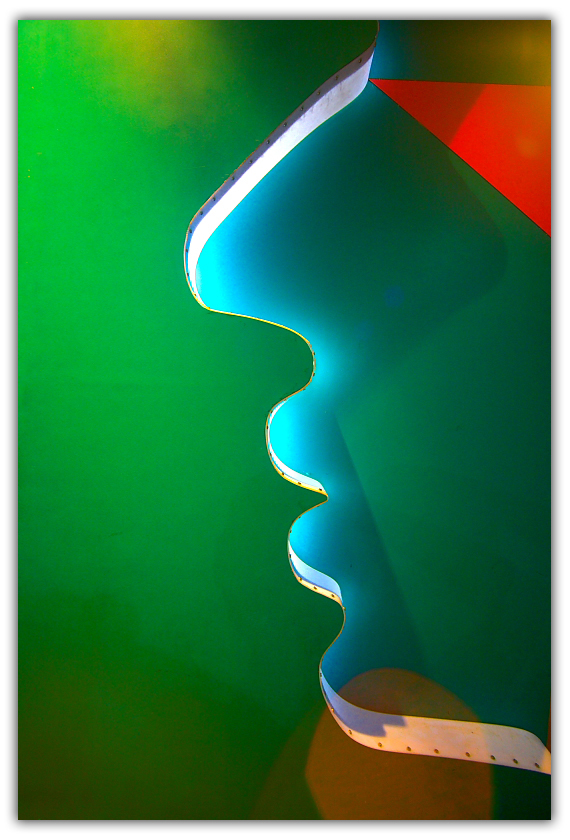 Human face, a visual effect