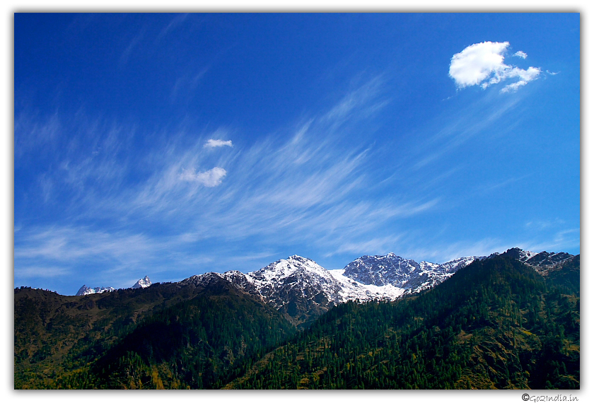 Cloud layers at Guna Pani in early morning