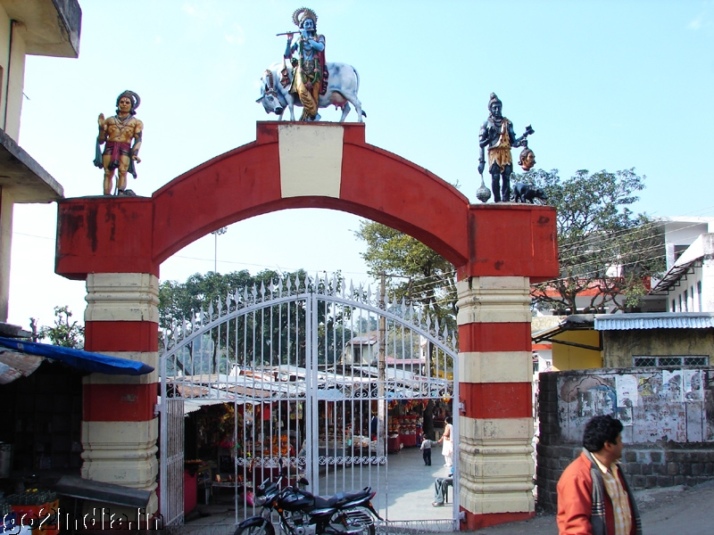 Temple entrance