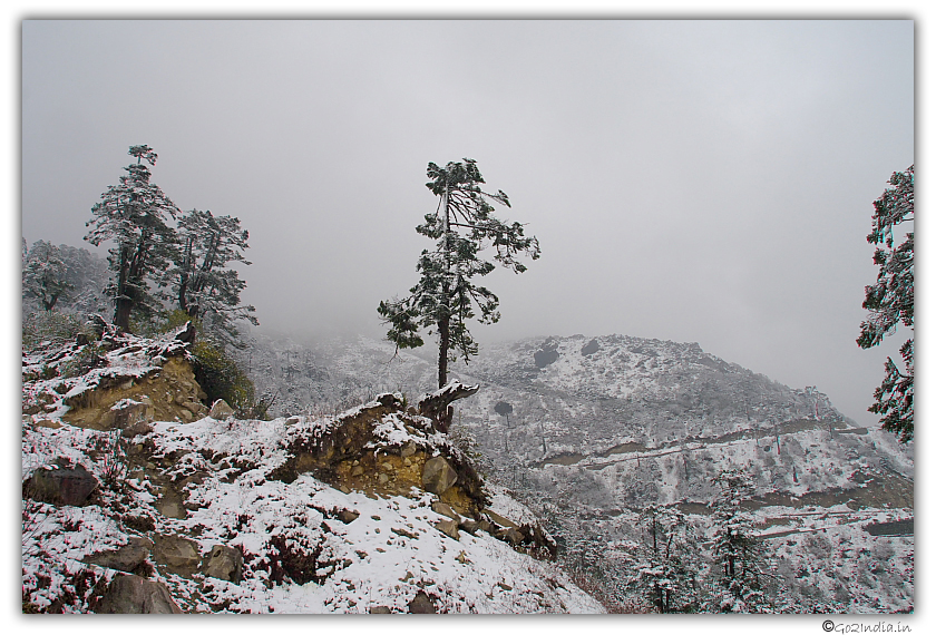Towards zero point in Yumthang valley in north Sikkim
