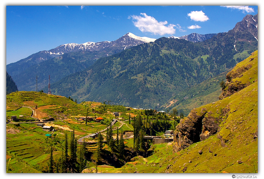 Valley view at Kothi from top