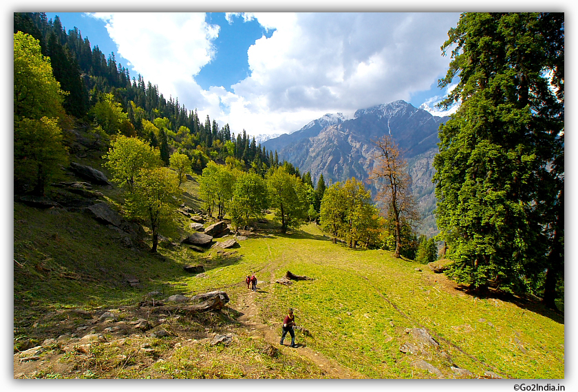 3D view of huge landscape in Himalayan trekking
