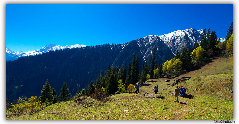 Glacier view during Sarpass trek