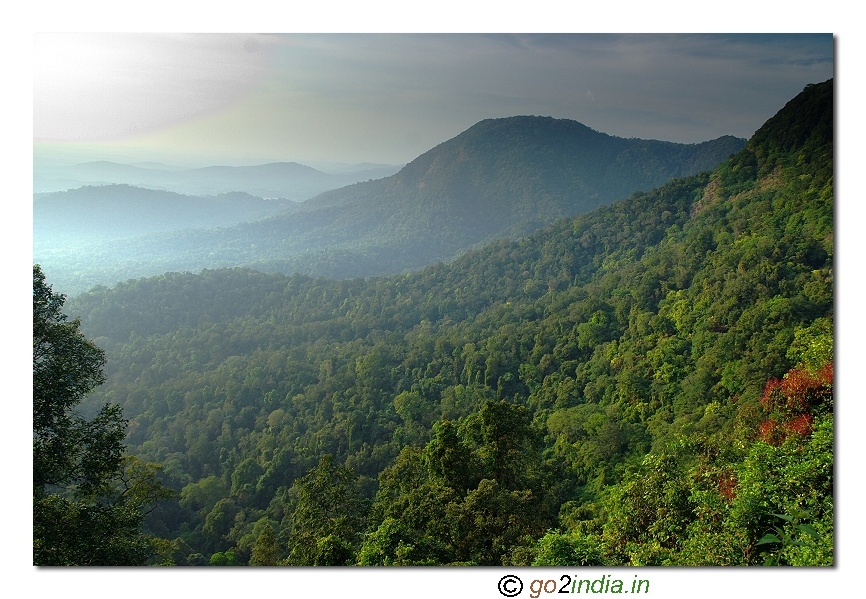 Viewer's area in Agumbe for sunset