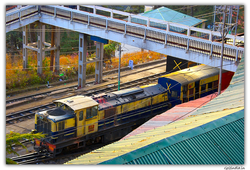 Toy train at Shimla station