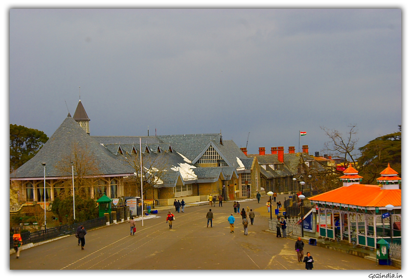 Winter morning at Mall road