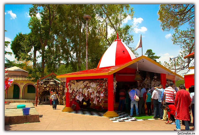 The Golu devi temple in Uttarakhand