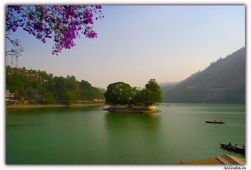 View of Bhimtal lake 