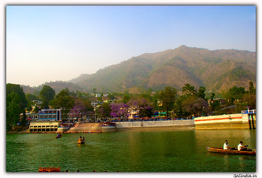 Boating at Bhimtal lake