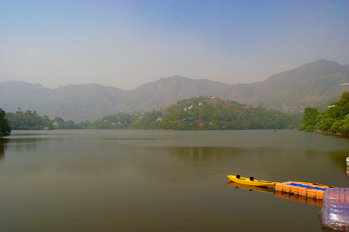 View of the complete lake